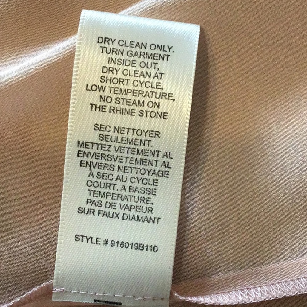 Rebecca Taylor Blush Silk embellished size 4 Shirt - Picture 9 of 11